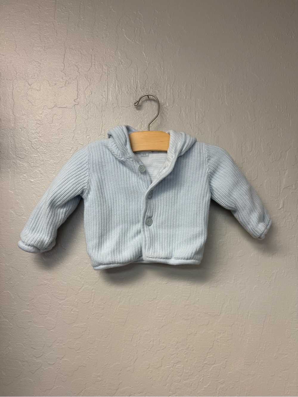 $26 ADD ON kissy kissy blue knit cardigan 3-6M janie and jack‎ zara